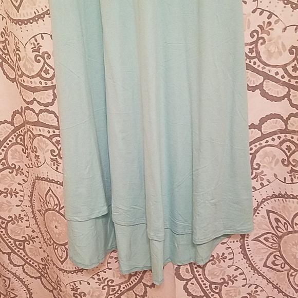 Leggings material baby blue Carly - Picture 3 of 5